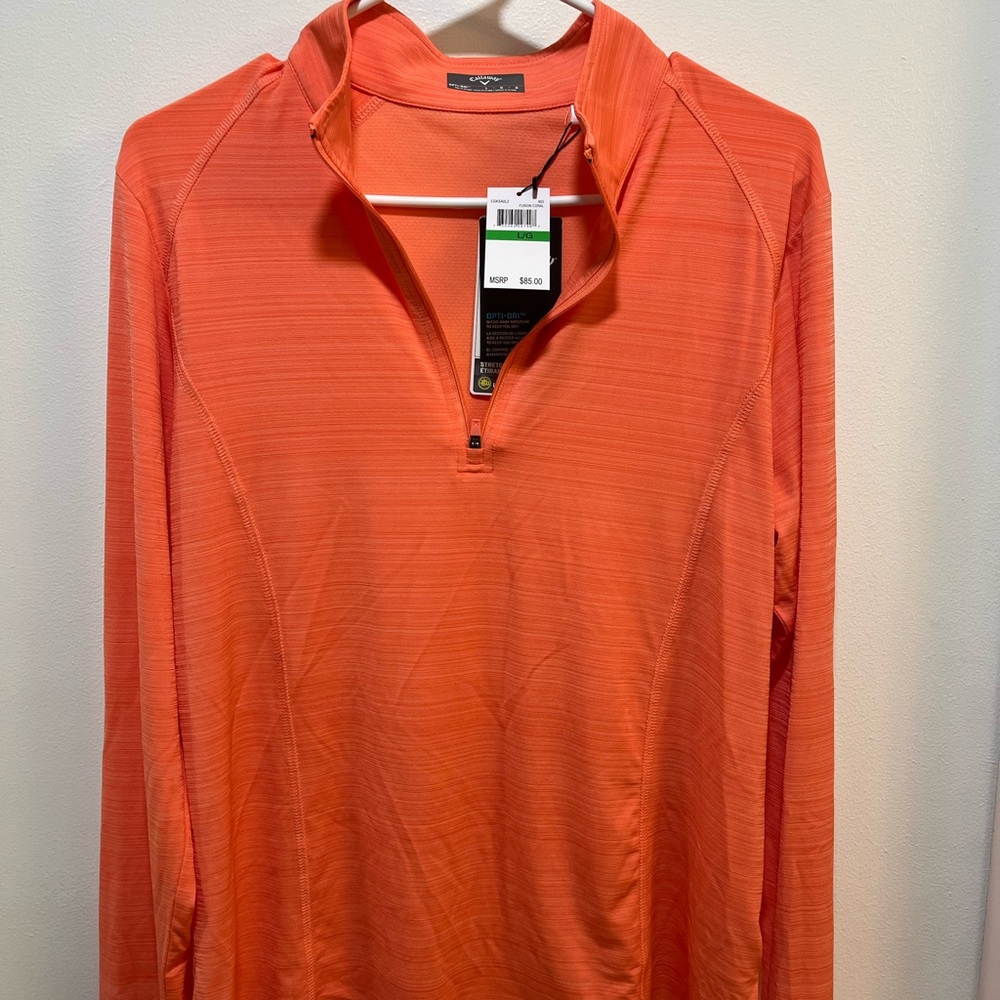 Callaway Women's Long Sleeve Tee - Vibrant Orange